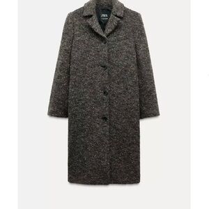 Zara Women's Charcoal Trench Coat